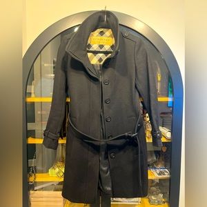 Burberry Gibbsmore Wool Coat